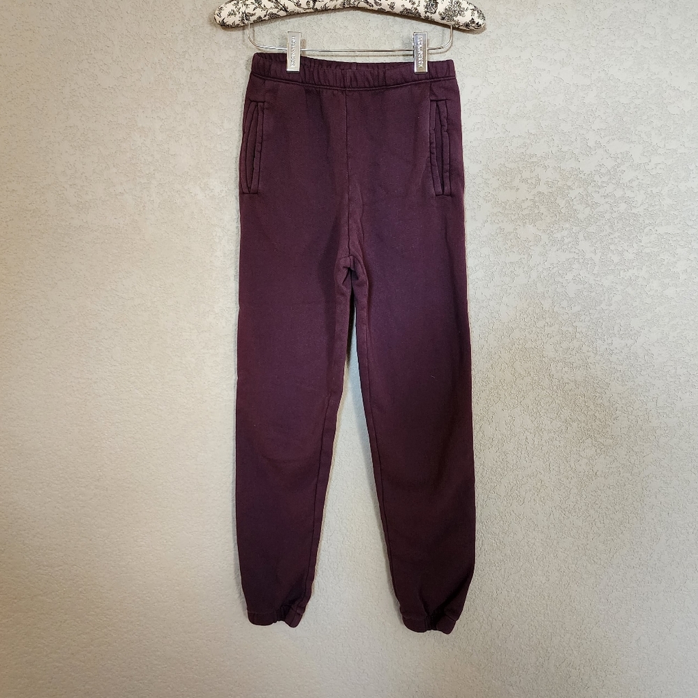 Joah Brown, sweat pants, size, XS/S color plum